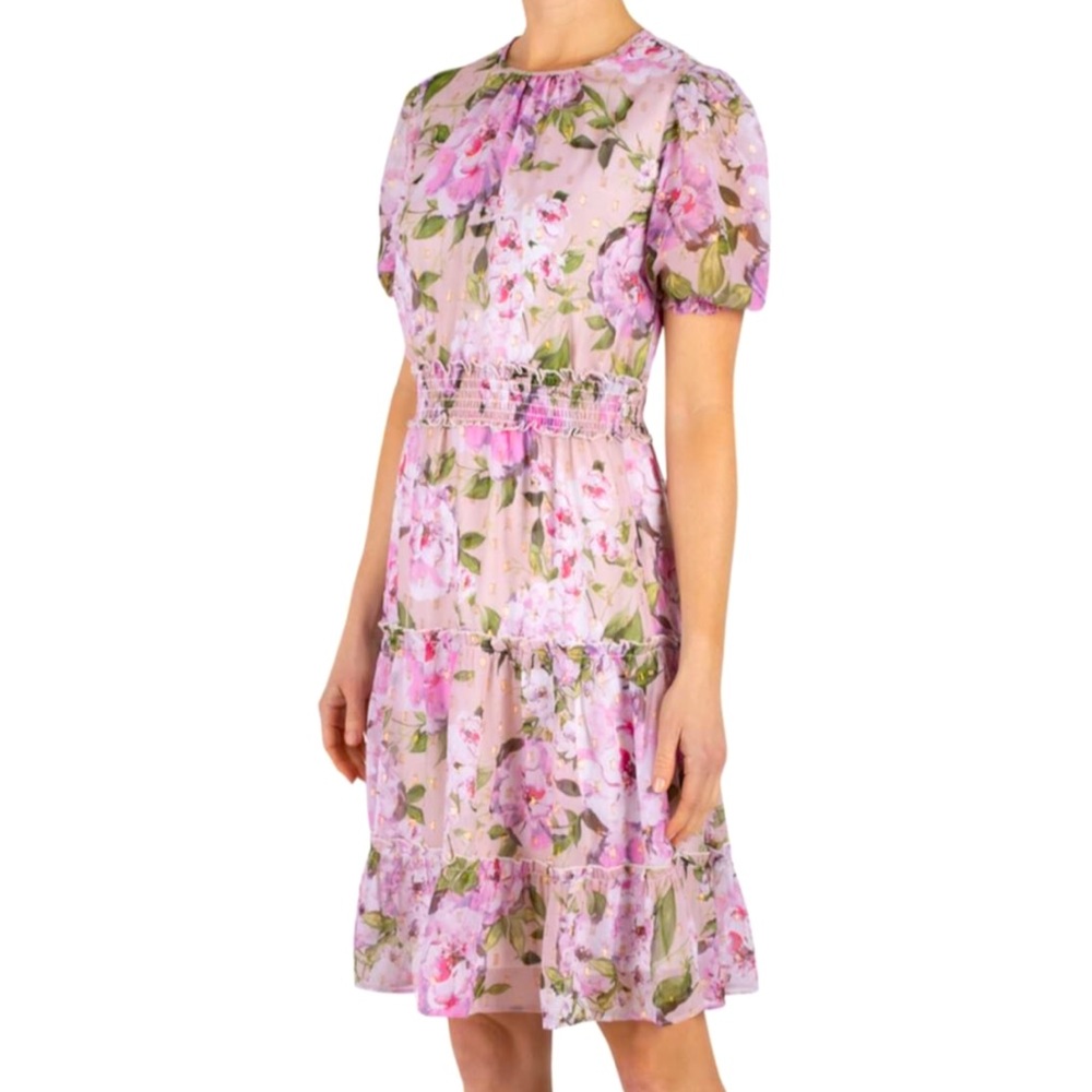 NWT Nordstrom Julia Jordan Blush Floral Dress 4